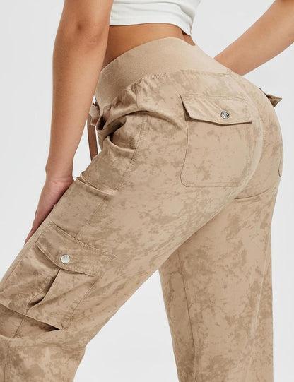 Womens Capris with Pockets - Lightweight Casual Cargo Pants | Loose Fit for Hiking