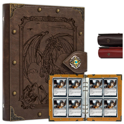 DUROTAN 4 Pocket Card Binder Cards Holder,240 Pockets Card Collection Album,Card Holder Binder with Removable,Card Folder for Trading Cards,Sports Cards