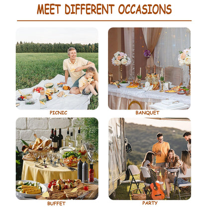 46Pcs Charcuterie Boards Accessories Small Serving Utensil Set Cheese Butter Spreader Knives Mini Stainless Steel Cutlery Tong Spoon Fork Bowl Wooden Toothpick for Kitchen Wedding Christmas Gift(Gold)