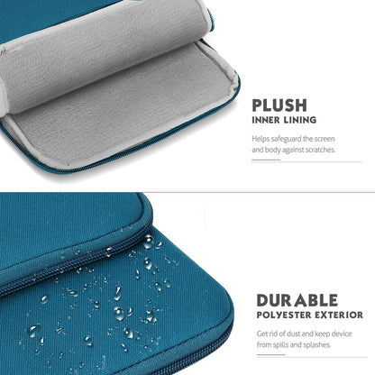 MoKo Laptop Sleeve Bag for 13.3-14 Inch, Notebook Carrying Case with Pocket Fits New MacBook Pro M3/M2 14" /13" M2/M1 Pro/M1 Max 14.2 2023-2021/Air 13.6" M2 2022, Surface Pro 9/8 13", Peacock Blue