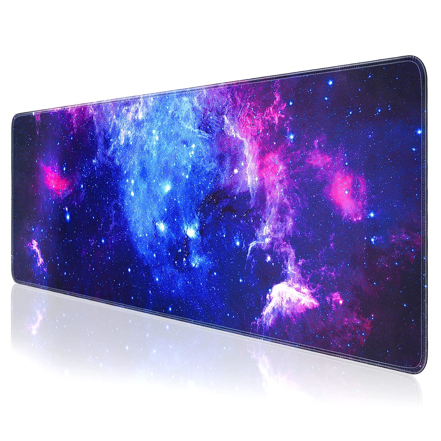 Gaming Mouse Pad, Large Mouse Pad XL 31. 5x11.8in, Big Extended Computer Keyboard Mouse Mat Desk Pad for Laptop with Stitched Edges, Waterproof Mousepad for Gamer Home&Office