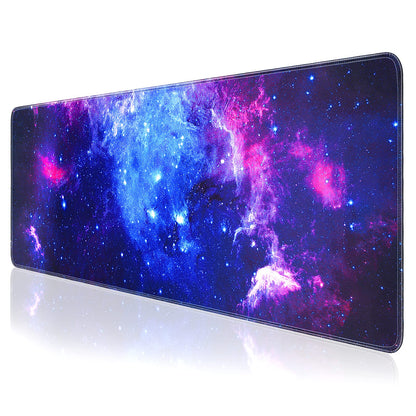 Gaming Mouse Pad, Large Mouse Pad XL 31. 5x11.8in, Big Extended Computer Keyboard Mouse Mat Desk Pad for Laptop with Stitched Edges, Waterproof Mousepad for Gamer Home&Office