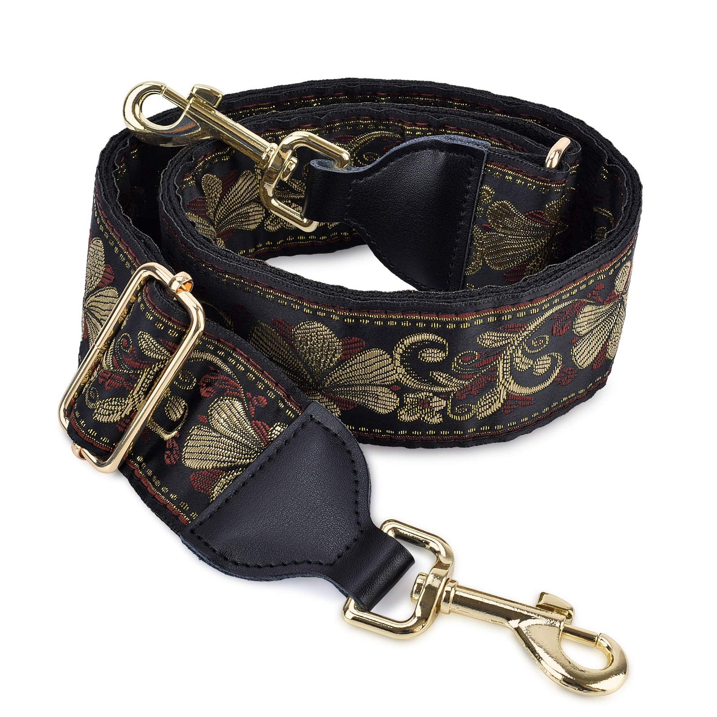 CLOUDMUSIC Handbag Strap Replacement Crossbody Strap Purse Strap For Women Girls(Vintage Glittering Petal)