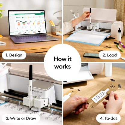 Cricut® Dual-Sided Markers, Ultimate Marker Set (22 ct) - 1.0mm Marker Tip + 0.4mm Fine Point Pen Tip - For use with Maker, Explore, & Venture Machines