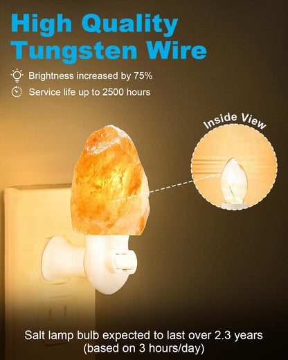 Night Light Bulb Warm White Replacement Bulbs - E12 Light Bulbs - 7Watt Incandescent Light Bulbs - 15 Packs, Warm White Glow - Dimmable (Night Light Bulbs 7 Watt)