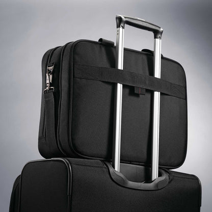 Samsonite Xenon 3.0 Gusset Check-Point Friendly Tech Locker Brief, Black, Double Gusset