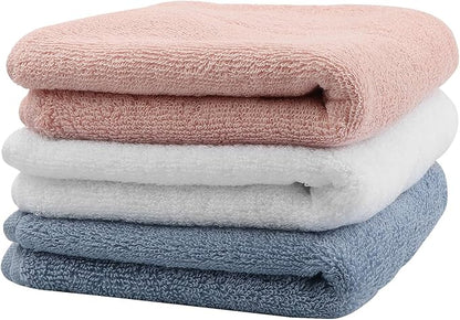 3 Pack 100% Cotton Wash Cloth, 13x29 Inch Highly Absorbent and Soft Feel