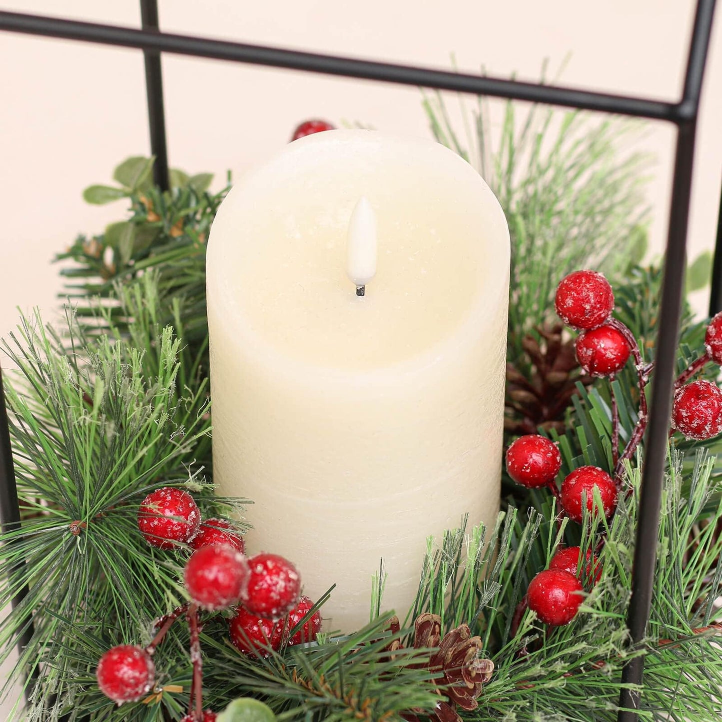 ANGELLOONG Flickering Flameless Candles with Remote, Real Wax Battery Operated Candles with Timer for Home Decor, Set of 3 LED Fake Candle for Fall Wedding Halloween Chirstmas Decoration, Ivory White
