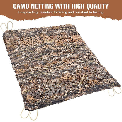 Camo Netting Camouflage Netting with Mesh Backing Military Camo Nets Sunshade Fence Tarp Net Lightweight Great for Duck Hunting Blind Shooting Photography