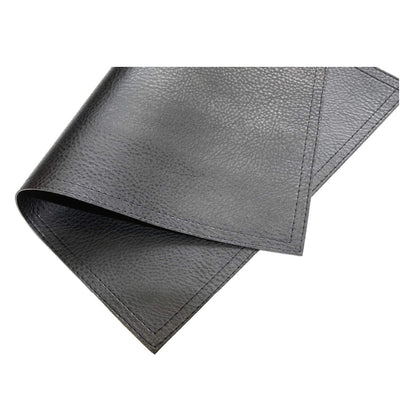 Wintop Group PU Leather Placemats, 13"X17.5", Set of 6, Black