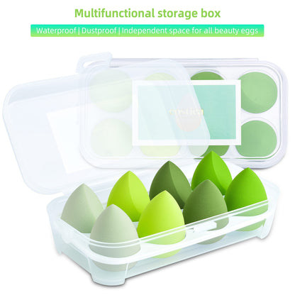 COSTICA Makeup Sponge Set Blender, Beauty Sponge Makeup Blender Flawless for Liquid - Multi Colored 4 pcs Rose Series