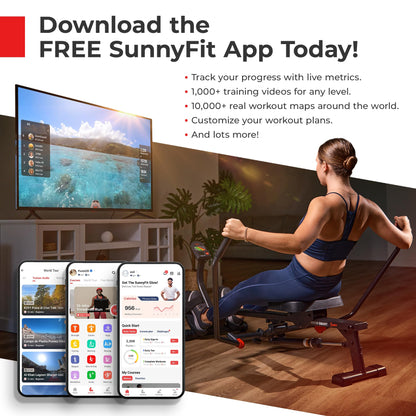 Sunny Health & Fitness Endurance Cardio Running Walking Treadmill with Extended Safety Handrails, Low-Impact, Low Wide Deck and SunnyFit® App Enhanced Bluetooth Connectivity SF-T722062