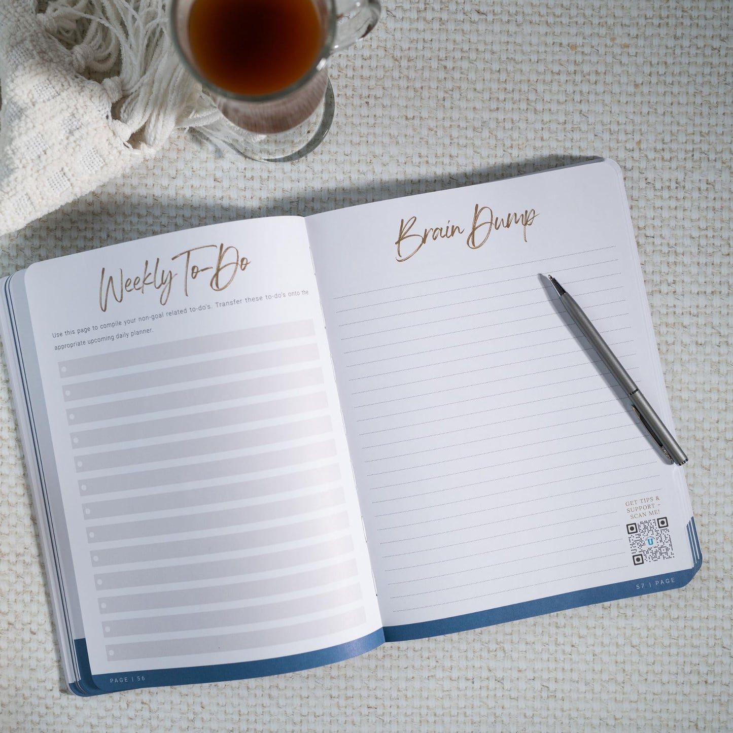 Undated Goal Planner for Men & Women – 90-Days Goal Setting Planner with Daily To-Do Lists, Goal Tracker, Habit Tracking, Reflections, Mindfulness & Self-Care