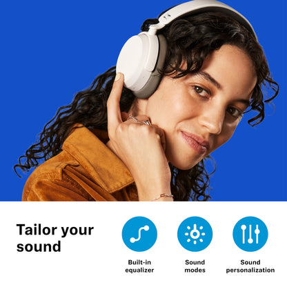Sennheiser ACCENTUM Plus Wireless Bluetooth Headphones Noise Cancelling - Quick-Charge Feature, 50-Hr Battery Playtime, Adaptive Hybrid ANC, Bluetooth Over Ear Headphones for Traveling, School, White