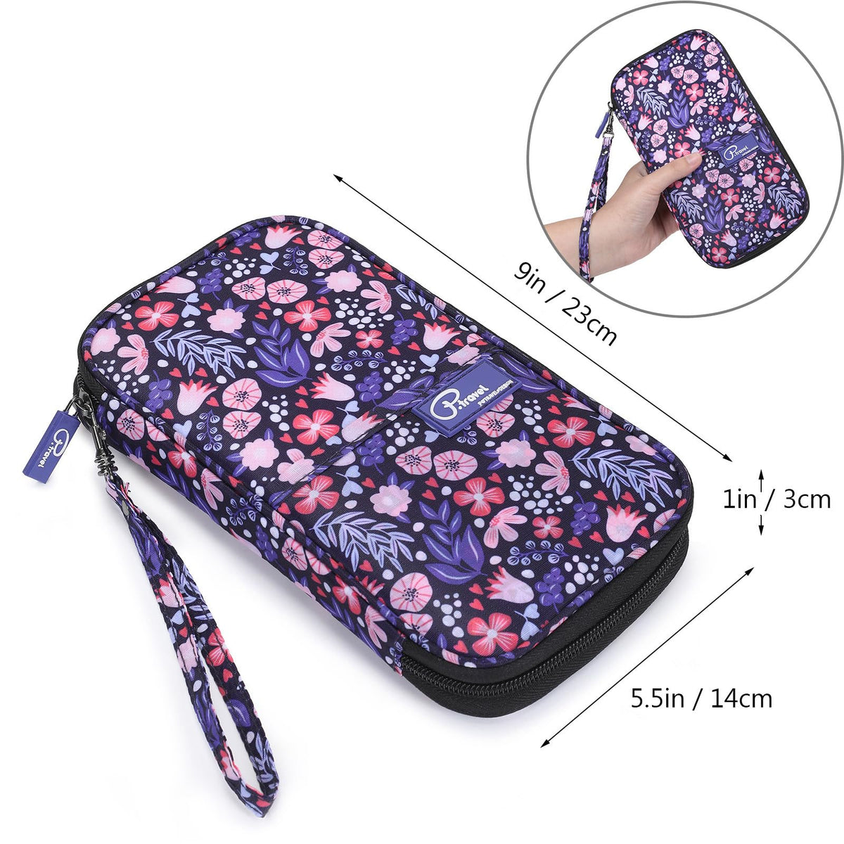 VanFn RFID Travel Passport Wallet, Family Passport Holder, Trip Document Organizer P.Travel Series