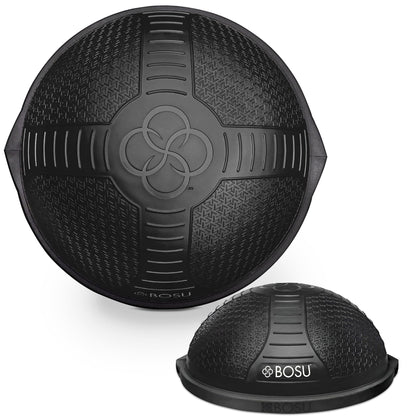 BOSU Nexgen Balance Trainer, Half-Ball Training Equipment, 65 cm Diameter, 300 lb Capacity - Burst-Resistant Stability Exercise Tool w/ Non-Slip Base, Includes Hand Pump, Commercial-Grade