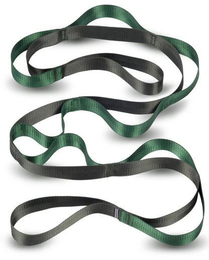 Acozycoo Stretching Strap with Loops for Physical Therapy,Yoga Strap for Stretching,Home Workout,Pilate & Flexibility Training,Non-Elastic Exercise Stretch Band for Hamstring,Leg Stretcher Belt,Flexibility Fascia