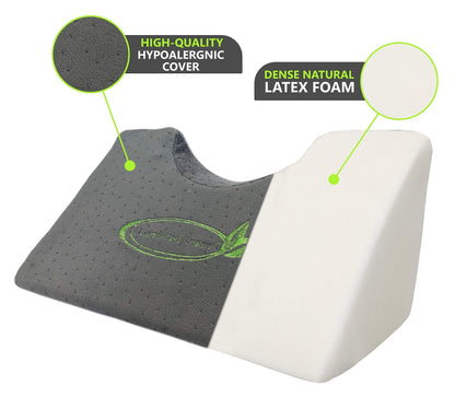 Lumia Wellness Cervical Traction Wedge Pillow - Neck Support Pillow, FSA/HSA Eligible, TMJ & Neck Pain Relief, Neck Stretcher Relaxer