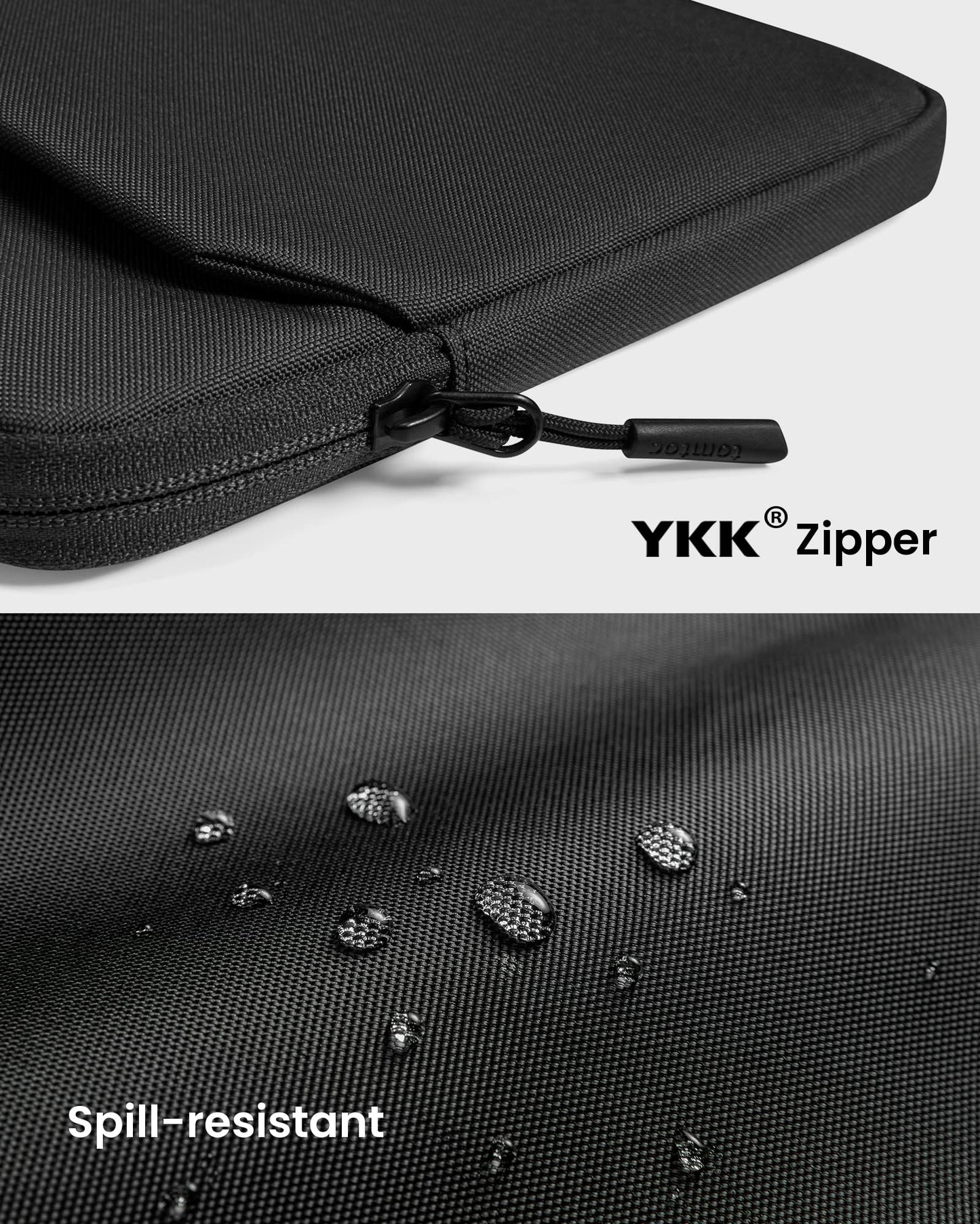 tomtoc Slim Laptop Sleeve Case for 13-inch 2026 New MacBook Air M5/A3449 M4/A3420 M3/A3113 M2/M1, Fits MacBook Neo A18 Pro, Water-Resistant Protective Carrying Case with Accessories Pocket