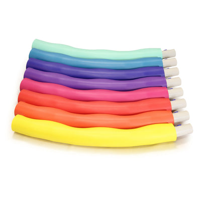 Weighted Hula Hoop, ACU Hoop 4M - 4 lb Medium, Weight Loss Fitness Workout Sports Hoop with ridges. (Rainbow Colors)