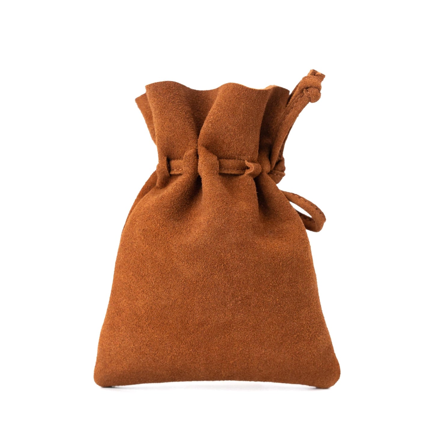 Medieval Drawstring Coin Pouch Bag,Leather Coin Pouch,Renaissance Drawstring Pouch Dice Bag,Small Coin Purse for Women/Men,Brown Swayze Suede