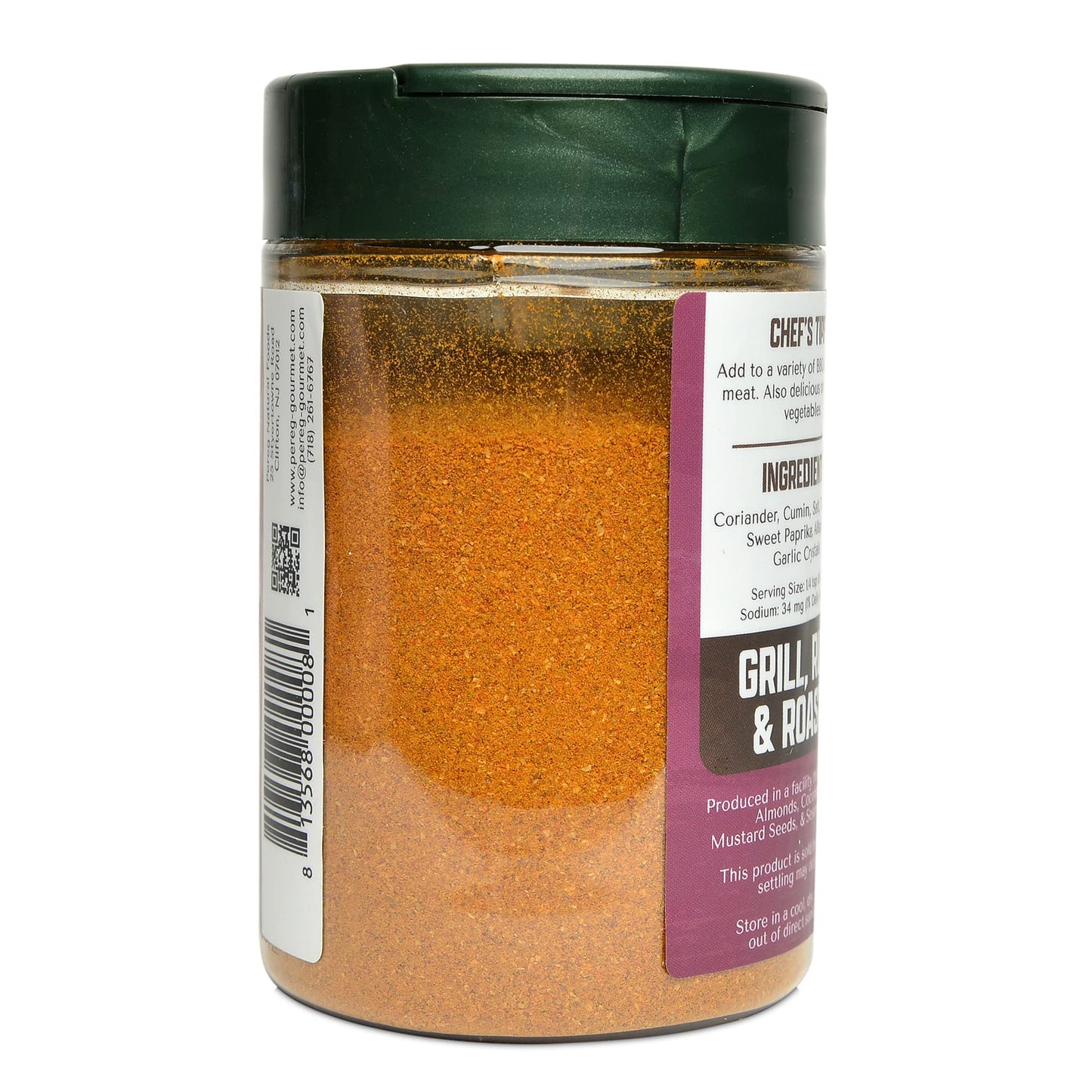 Pereg Shawarma Spice Seasoning (4.25 Oz) - Spice Rub for Meat, Beef, Gyro & Poultry – Grill Flavor – Middle Eastern Spice Mix - Mediterranean - Non-GMO & Vegan
