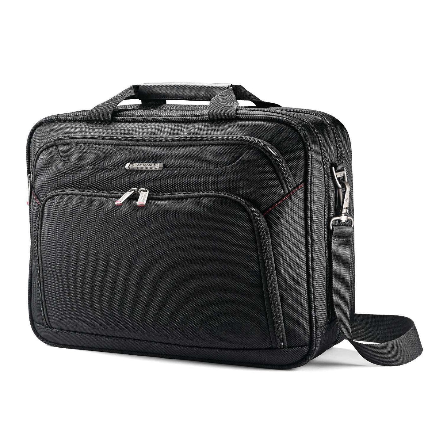 Samsonite Xenon 3.0 Gusset Check-Point Friendly Tech Locker Brief, Black, Double Gusset