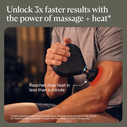 TheraGun Mini Plus Massage Gun by Therabody - Portable Massage Enhanced with Heat – Travel Essential for Faster Recovery On The Go