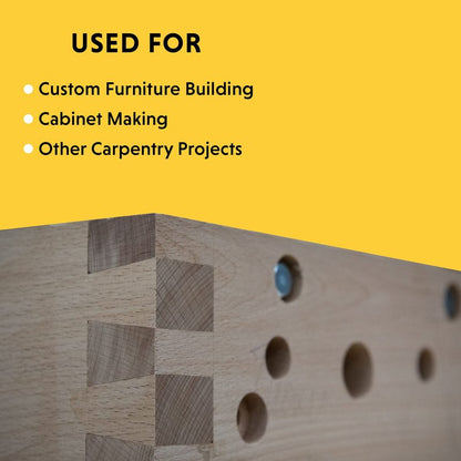 General Tools Woodworking Dovetail Jig - 12" Template Kit for Furniture & Wood Cabinet Making,Gold