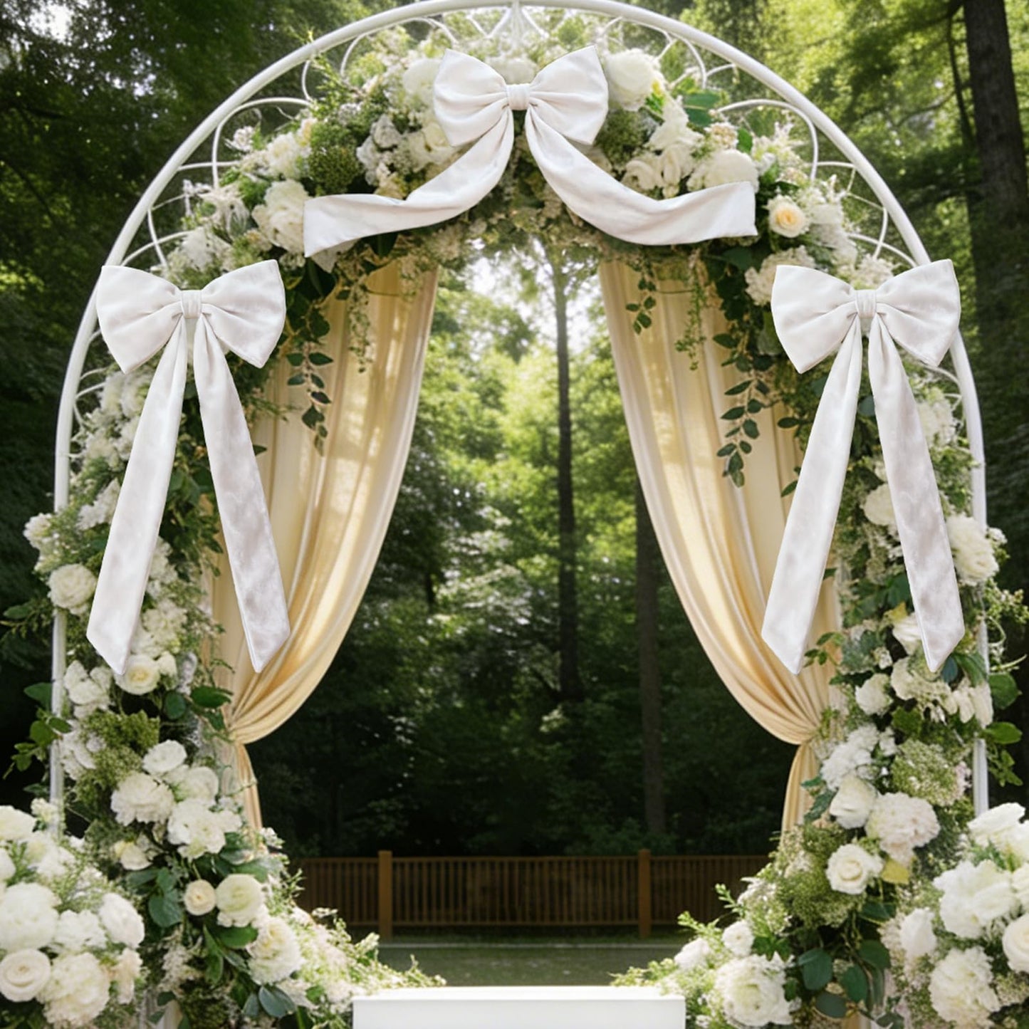 Extra Large White Velvet Bow for Christmas Tree Decoration, 16x33inch Giant White Velvet Christmas Tree Topper Bow for Home Room Wreath Wall Backdrop Thanksgiving Birthday Wedding Party Decor