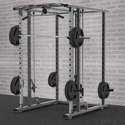 Kipika J-Hooks for Squat/Power Rack, Weight Plate Holder Set for 2" x 2" Power Rack with 5/8" or 1" Hole, Heavy Duty J-Cups Barbell Holder & Weight Storage - Fits Standard 2-inch Weight Plates (B- for 2x2 Rack with 5/8" or 1" Hole + 2" Plates)