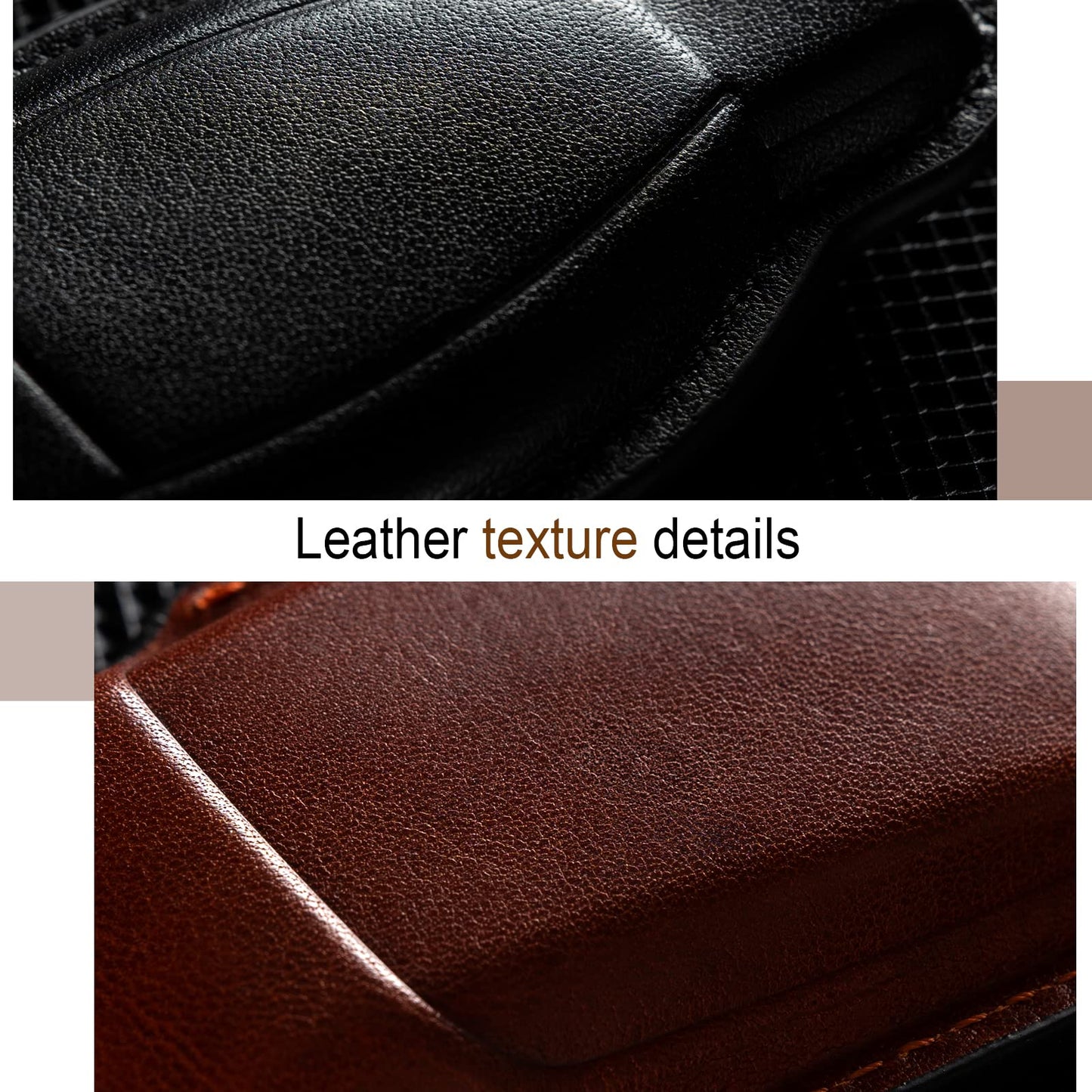Smyfob Compatible with Toyota Key fob Cover Leather Toyota Keychain Holder case Protector Avalon Camry TRD Corolla Highlander Prius Prime RAV4 Prime CHR Accessories