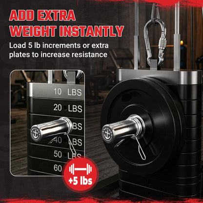 Ankcora Gym Pin Kit 10mm & 8mm Universal Fit, Weight Stack Pin, Gympin, Weight Pin, Gym Pins for Weight Stack, Weight Stack Extender Pin, Weight Pins for Weight Stack Machine