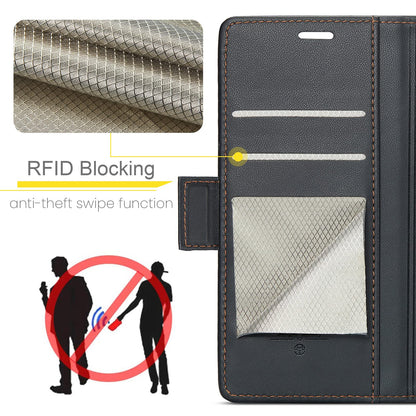 Rerzoiro Case for Samsung Galaxy S24 Ultra Wallet Case, RFID Blocking PU Leather Flip Folio Cover Card Holder Kickstand Shockproof Phone Case Compatible with Samsung Galaxy S24 Ultra, Black