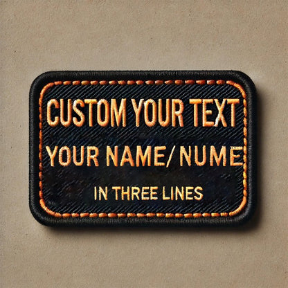 Customized Name Patch, Personalized Removable Tactical Patches Hook and Loop, Embroidered Military Name Patches for Dog Harness, Backpacks, Jackets (