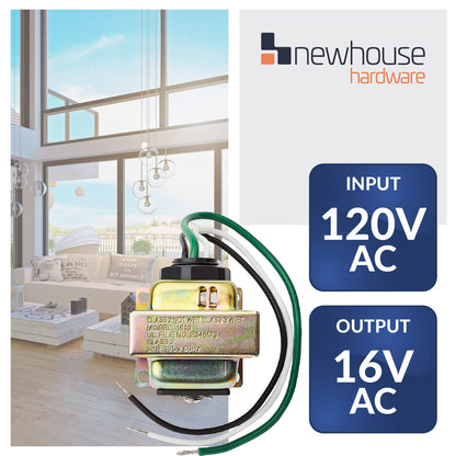 ‎Newhouse Hardware CHM2 Door Chime, White