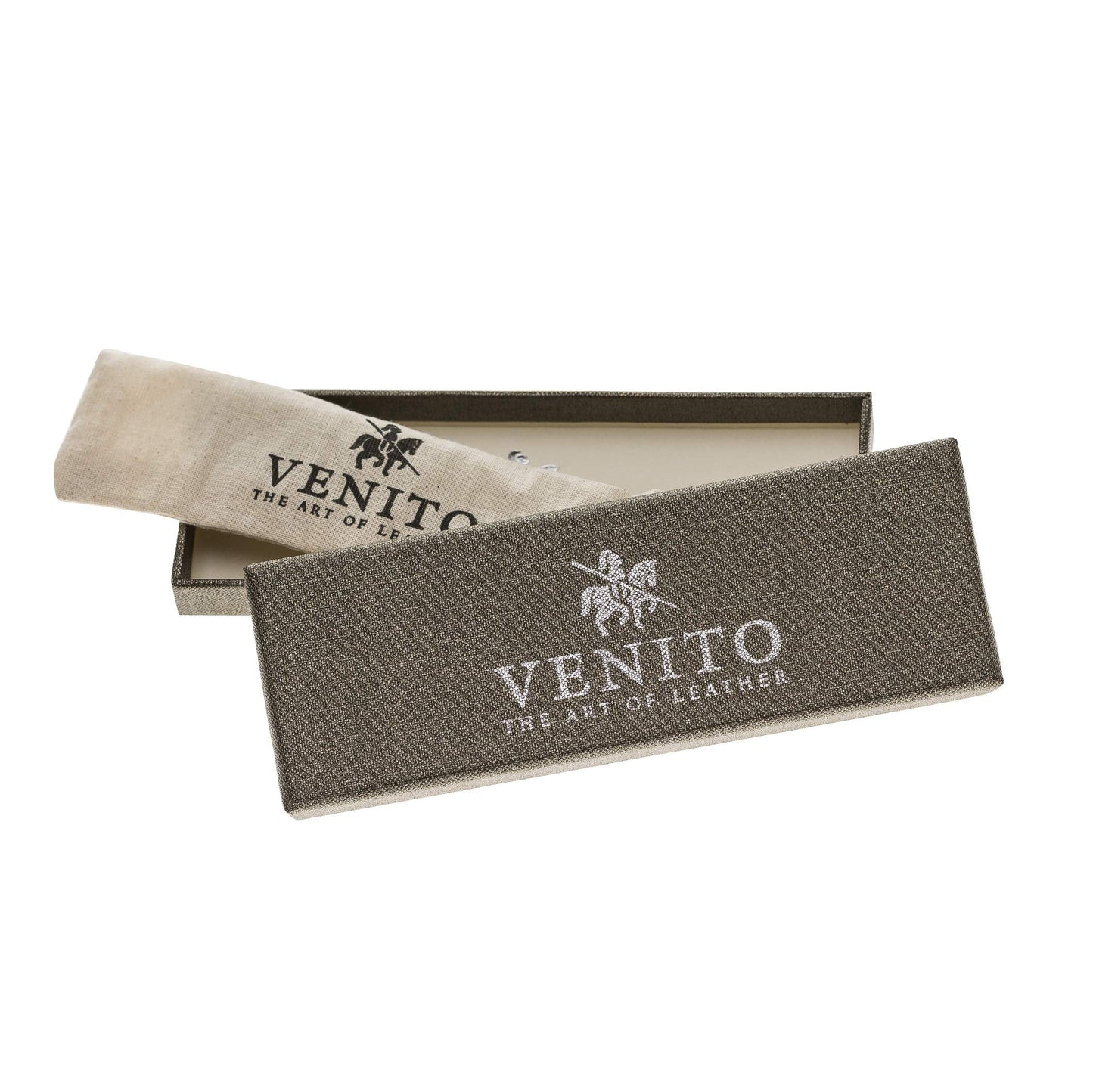 Venito Sarno for Apple Watch Band 41mm 40mm 38mm Handmade Premium Leather Watch Band Compatible with iWatch Series 10 9 8 7 6 5 4 3 2 1 SE (Antique Brown w/Silver Stainless Steel Hardware)