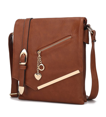 MKF Collection Crossbody Bags for Women, Sling bag Vegan Leather Shoulder bag Ladies Small Purse Handbag by Mia K