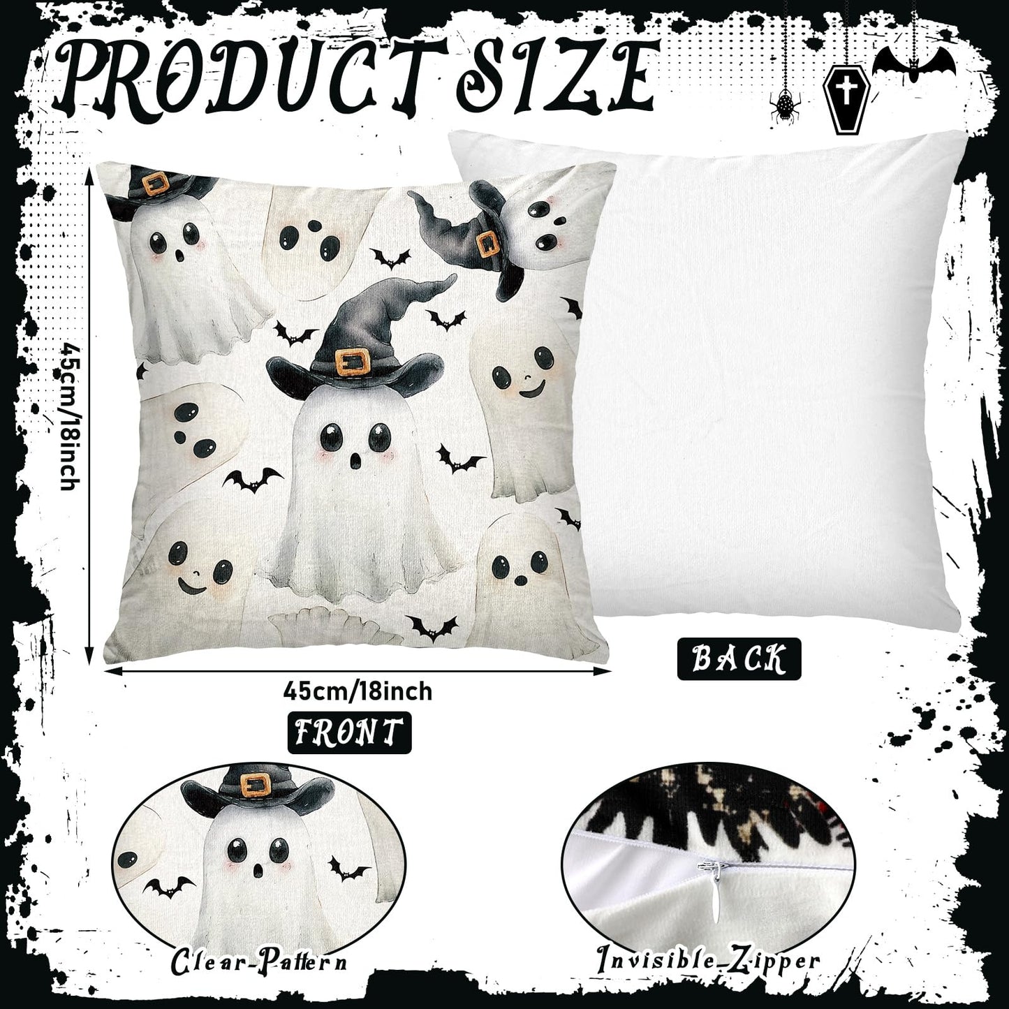 Mindsoft 20 Pcs Holiday Pillow Covers 18 x 18 Summer Pillow Cover 4th of July Fall Pillowcase Decorative Seasonal Cushion Case for Farmhouse Home Sofa(Holiday)