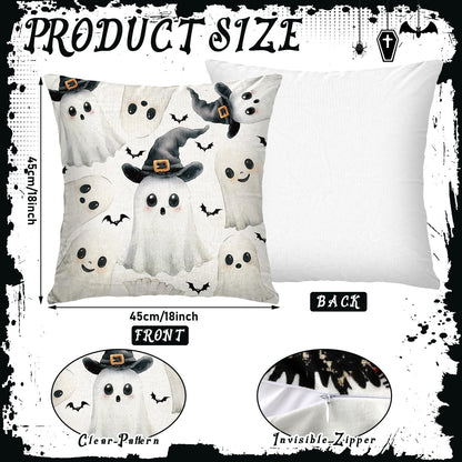 Mindsoft 20 Pcs Holiday Pillow Covers 18 x 18 Summer Pillow Cover 4th of July Fall Pillowcase Decorative Seasonal Cushion Case for Farmhouse Home Sofa(Holiday)