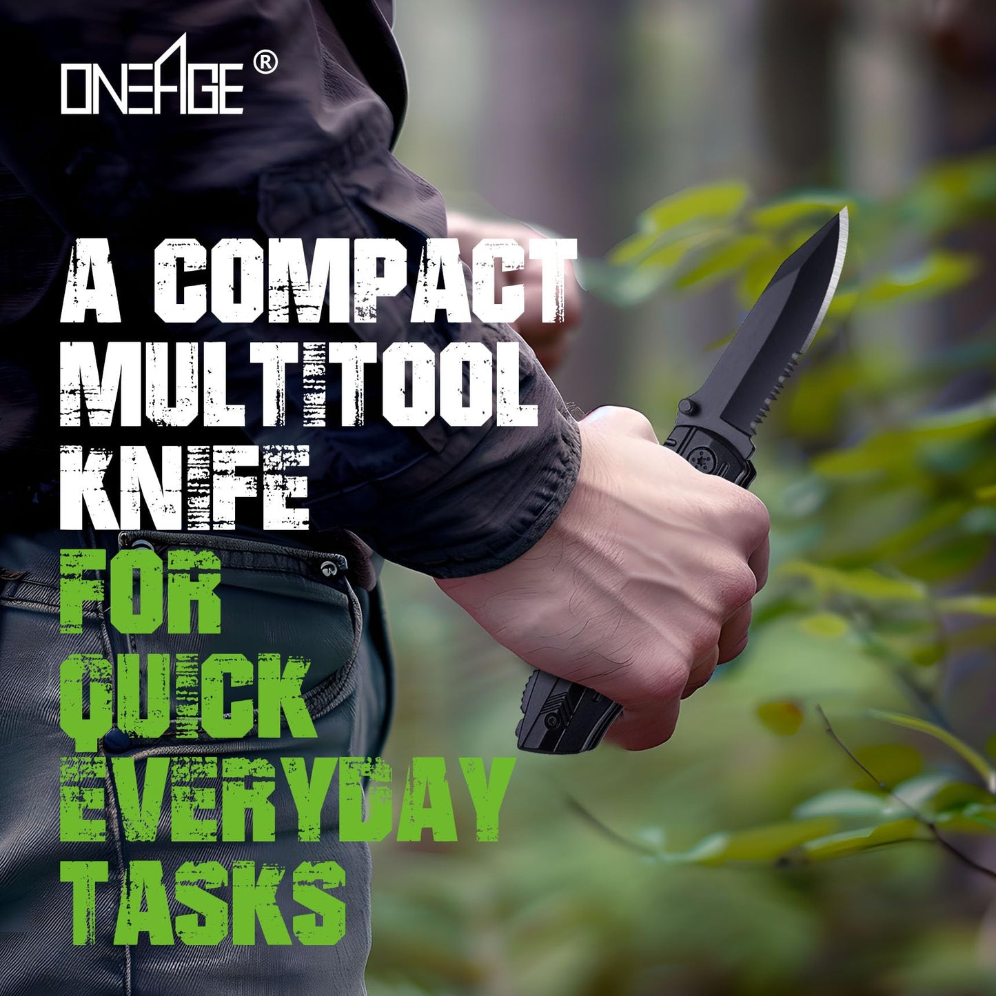 Gifts for Men Dad Him, Birthday Gifts for Man Husband Guy, Multitool Pocket Knife, Groomsmen Gift, Stocking Stuffers for Men, Christmas Fathers Day Mens Gift, Hunting Camping Knives for Outdoor