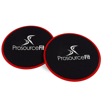 ProSource Core Sliding Exercise Discs, Dual-Sided Sliders for Use on Any Surface at Home or Gym for Full-Body Workouts, Set of 2