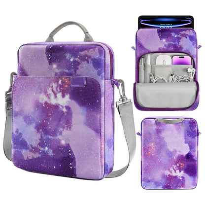 MoKo 15 Inch Laptop Sleeve Bag Fits MacBook Air 15" M2 2023, MacBook Pro 14" M2 2023, Galaxy Tab S9 Utra 14.6" 2023, Handle Carrying Case with Shoulder Strap, Indigo