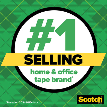 Scotch Magic Tape, Invisible, Home Office Supplies and Back to School Supplies for College and Classrooms, 12 Rolls