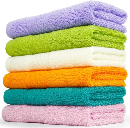 Cleanbear Cotton Wash Cloths Soft Washcloths