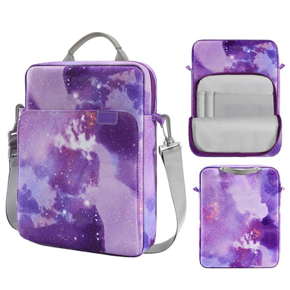 MoKo 15 Inch Laptop Sleeve Bag Fits MacBook Air 15" M2 2023, MacBook Pro 14" M2 2023, Galaxy Tab S9 Utra 14.6" 2023, Handle Carrying Case with Shoulder Strap, Indigo