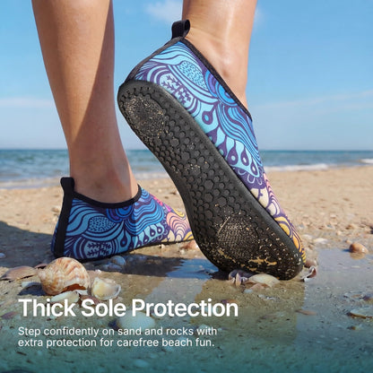 Water Shoes for Women Men Quick-Dry Aqua Socks Swim Beach Barefoot Yoga Exercise Wear Sport Accessories Pool Camping Must Haves Adult Youth Size 13-14Women/12-13Men