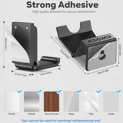 OIVO Controller & Headset Wall Mount Holder Stand, Foldable Headphone Stand, Gaming Controller Holder Hanger Hook, Universal Storage Sega Genesis Games Controller/Earphone/Game Accessories-13 Packs