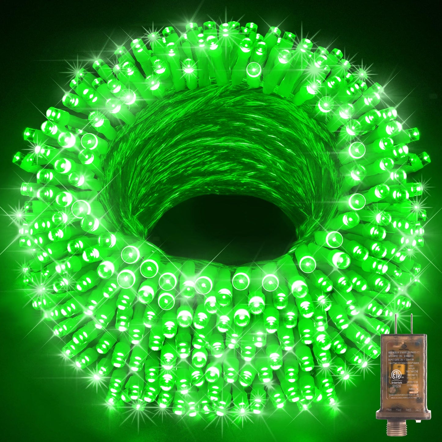 KNONEW 403ft 1000 LED Christmas String Lights Outdoor 8 Modes & Timer Fairy Light Plug in Waterproof LED Wedding Lights for Xmas Yard Tree Party Holiday Decor (Green)
