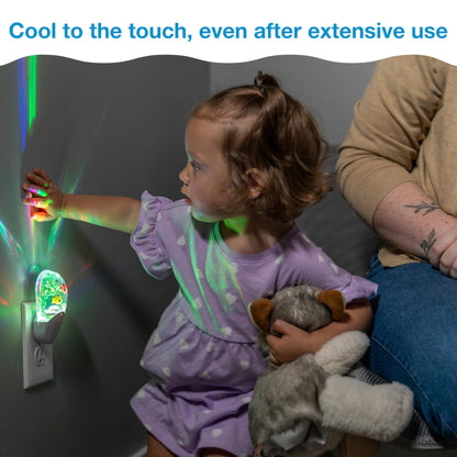 Lights By Night Tropical Aqualites LED Night, Plug-in, Color Changing, Light Sensing, Auto On/Off, for Kids, Under the sea, Fish, Bedroom, Bathroom, Playroom, 10908
